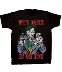 Batman Joker The Joke is on You Black T-Shirt Tee