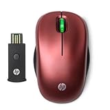 Red Wireless Optical Mouse
