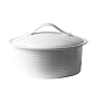 Gordon Ramsay by Royal Doulton White Porcelain 2-Quart Covered Casserole