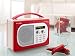 PURE MIO CHILLI 50'S STYLE DAB RADIO WITH BUILT-IN CHARGEPAK
