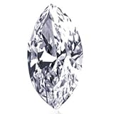 0.5 Carat Loose Marquise GIA Certified F color SI1 Clarity + Free 14k Solitaire Ring