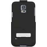 Seidio SURFACE Case with Metal Kickstand and Holster Combo for Samsung Galaxy S5 - Retail Packaging - Black