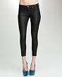 bebe Jeather Back Zipper Ankle Crop Pant