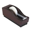 Rolodex 19280 Executive Woodline II Tape Dispenser, Mahogany