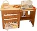 Arrow Model 98500 Compact and Versatile Cabinet with Convenient Air-Lift - Oak Finish