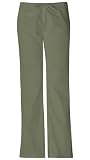 Dickies Junior Fit Flare Leg Pant-Olive, Medium