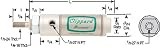 1 1/4 Bore x 1. Stroke, Double Acting, Stud Mount, Clippard Stainless Steel Pneumatic Cylinders (1 Each)