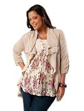Motherhood Maternity: Plus Size Convertible Sleeve Tab Cuff Maternity Cardigan