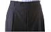 Men's Black Super 150's Wool Feel Dress Pants