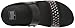 FitFlop Women's Amsterdam Studded Slide, Black, 8 M US