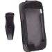 Apple iPhone Soft Leather Cover Case - Black FZ