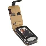 Krusell 75292 Palm Z22 series Leather Case Orbit with Swivel Clip (Black / Beige)