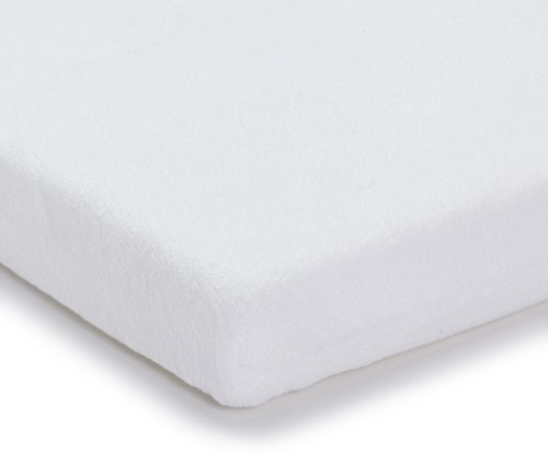 Julius Z&ouml;llner 8300113100 - Spannbetttuch Frottee f&uuml;r Kinderbett, Gr&ouml;&szlig;e: 60 x 120 cm/70 x 140cm, Farbe: wei&szlig;