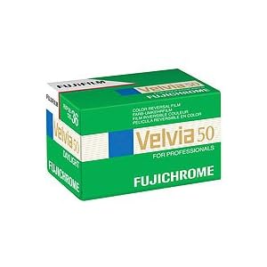 Fujifilm Fujichrome Velvia RVP 50 Color Slide Film ISO 50, 35mm Size, 36 Exposure,... by
