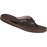 Sanuk Women's Yoga Mat Thong,Brown,10 M US