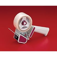 Nifty Products D793AB 3" Featherweight Pistol Grip Tape Dispenser with Adjustable Brake, Gray/Blue (Case of 20)