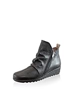 Esther Garcia Botines cuña (Negro)