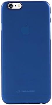 Iphone 6 Plus Case (5.5") Shumuri: The Slim Extra Case for 6 Plus - Ultra Thin Ultra Light Weight Premium (5.5") (Ocean Blue)