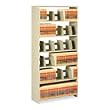 Tennsco Snap-Together Open Shelving Steel 6-Shelf Closed Starter Set, 36 x 12 x 76, Sand