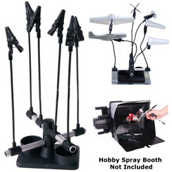 Master Airbrush&reg; Brand Airbrush Project Holder the Almighty Clip Holder with 6 Alligator Clips