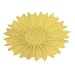 ArteFlorum FP10Y-2 Flower Plate Small - Yellow - Set of 2 - 10.5 Inch