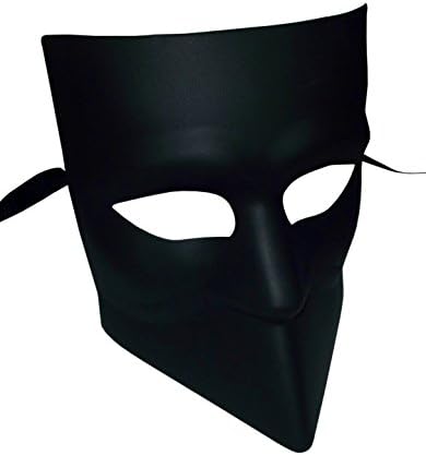 Venetian Bauta Black Adult Mask Accessory