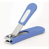Mehaz Wide Jaw Stainless Steel Toenail Clipper + A-Viva Magic 4-Sided Nail Buffer