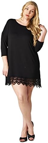 2LUV Plus Women's Plus Size Striped Rose Print Dress