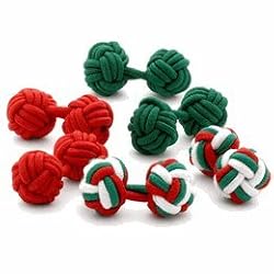Jolly Silk Knot Cufflinks