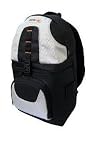DIGI TECH Digital SLR Camera/Camcorder Sling Backpack (Black/Silver) For The Pentax K-X SLR Digital Camera