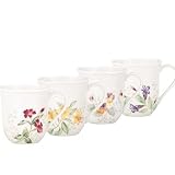 Butterfly Meadow Basket Set of 4 Mugs, 10oz (295ml)