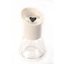 Ceramic Spice Grinder - White - with adjustable coarsness wheel