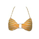 Surfside Candy-striped Swimsuit-top w Center Buckle at Surfside