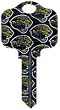 Jacksonville Jaguars Kwikset KW1 House Key