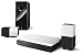 Yamaha DVX-700WH DVD Integrated Front Surround System (Black/White)