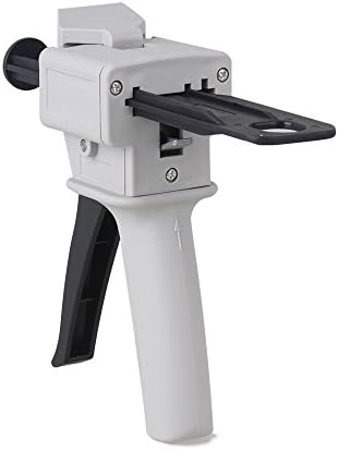 CNBTR Grey PBT Plastic Impression Mixing 4:1 Ratio 50ml Capacity Adhesive AB Dispensing Dispenser Gun for Industry