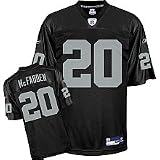 Darren McFadden Jersey: Reebok Black Replica #20 Oakland Raiders Jersey - X-Large