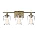 Savoy House Octave 3 Light Bath Bar 8-4030-3-322 in Warm Brass