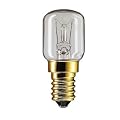 Philips 15 Watt SES (Small Edison Screw) Fitting Refrigerator Light Bulb - 230-240V 15W E14 110 Lumen 1000H