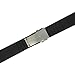 Tech Swiss 22mm Watch Band PU Waterproof Strap Adjustable Stainless Steel Deployment Buckle Black