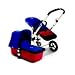 Bugaboo Cameleon - Red Base, Fleece - Blue