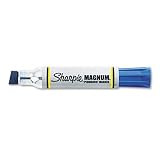 Magnum Oversized Permanent Marker, Chisel Tip, Blue