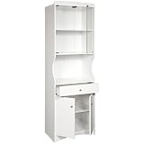 Microwave Cabinet- White