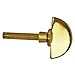 Baldwin 6720.EXT Interior and Exterior Turn Knobs for use with 6750 and Door Thi, Lifetime Polished Brass