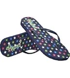 Animal Ladies Star Navy Flip Flops