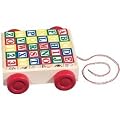 Melissa & Doug Classic abc 123 Building Block Cart