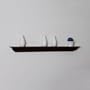 Ennospace 36 Inch x 3 1/2 Inch x 2 1/2 Inch Emery Mantel Ledge Shelf Wall Shelvin Espresso