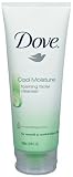 Dove Cool Moisture Foaming Facial Cleanser, 6.76-Ounce Tubes (Pack of 3)