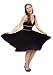 Elegantes Luxus Abend Cocktail Kleid, Farbe schwarz, Gr.44 schwarz