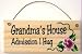 Gift for Grandma...Grandma's House...Admission 1 Hug